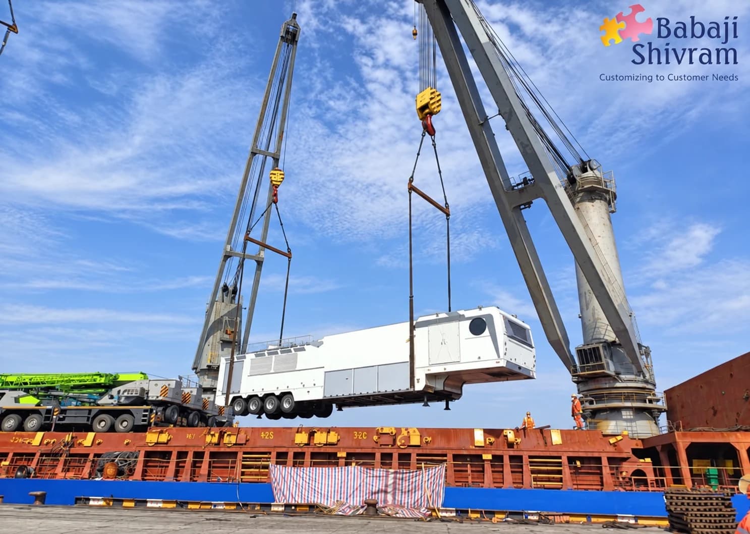 Machinery loading operation