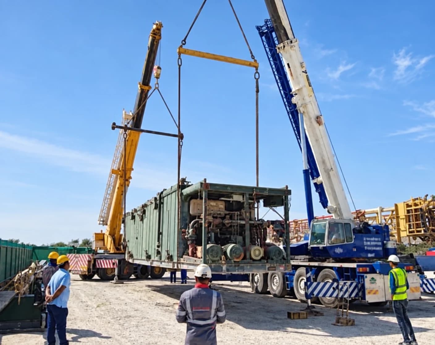 Origin lifting operation